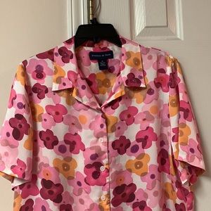 VINTAGE SILK PRESTON & YORK BLOUSE